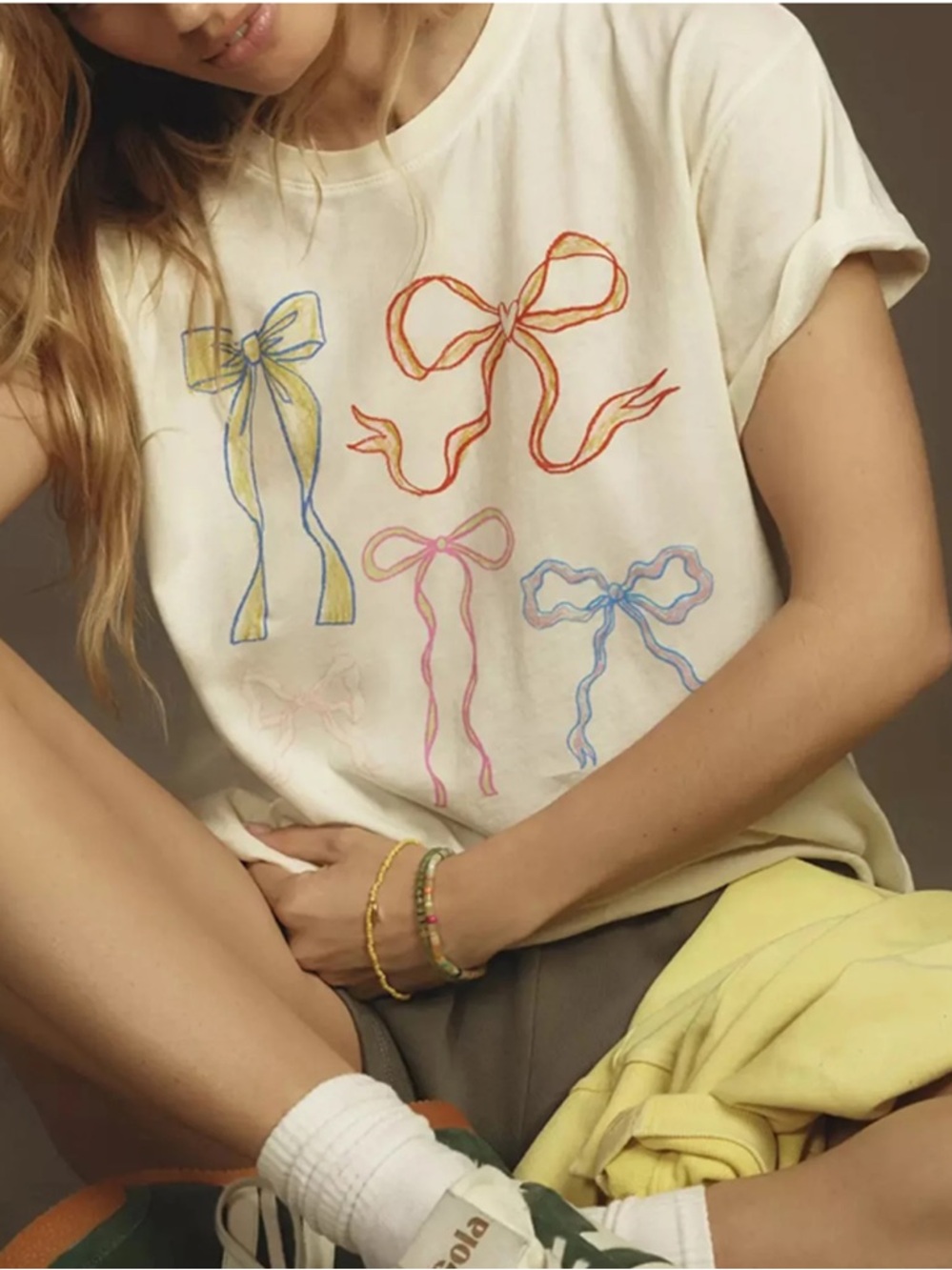 Ribbon graphic tee from LetLuv at Anthropologie.